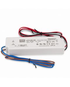 Mean Well LPV-60-36 60W SMPS 24V Switching IP67 Power Supply