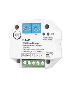 Skydance DA-P 100-240VAC DALI Push Dimmer LED Controller
